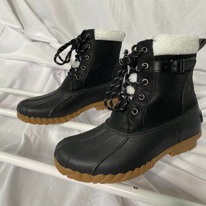 IZOD Black Boots